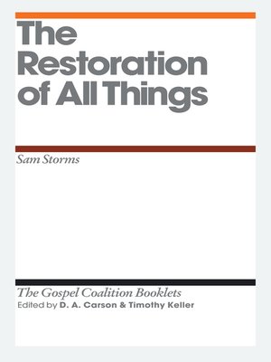 cover image of The Restoration of All Things